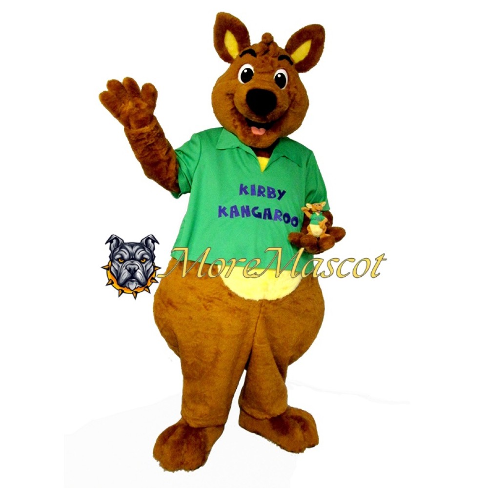 Friendly Kangaroo Mascot Costume