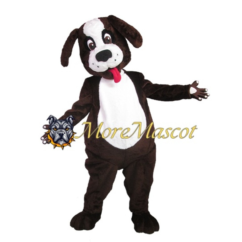 Cute Brown Puppy Mascot Costume