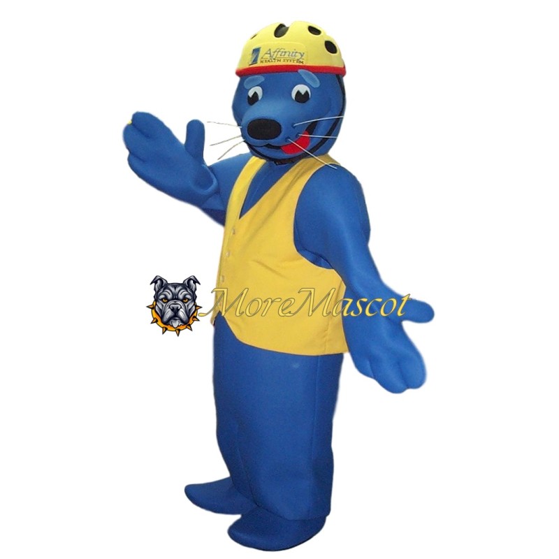 Blue Seal Mascot Costume
