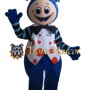 The Blue Clown Mascot Costume
