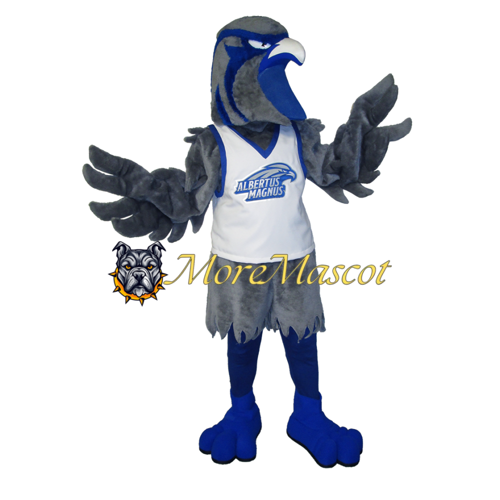 Grey Hawk Mascot Costume