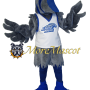 Grey Hawk Mascot Costume