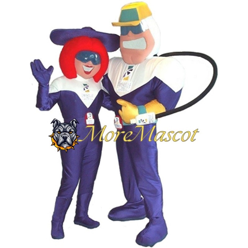 Parachute Partner Mascot Costume