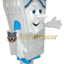 Castle Clock Mascot Costume