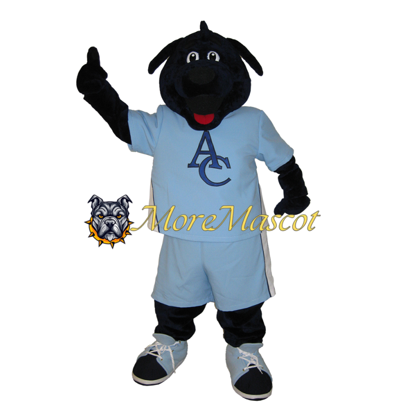 Professional Black Dog Mascot Costume