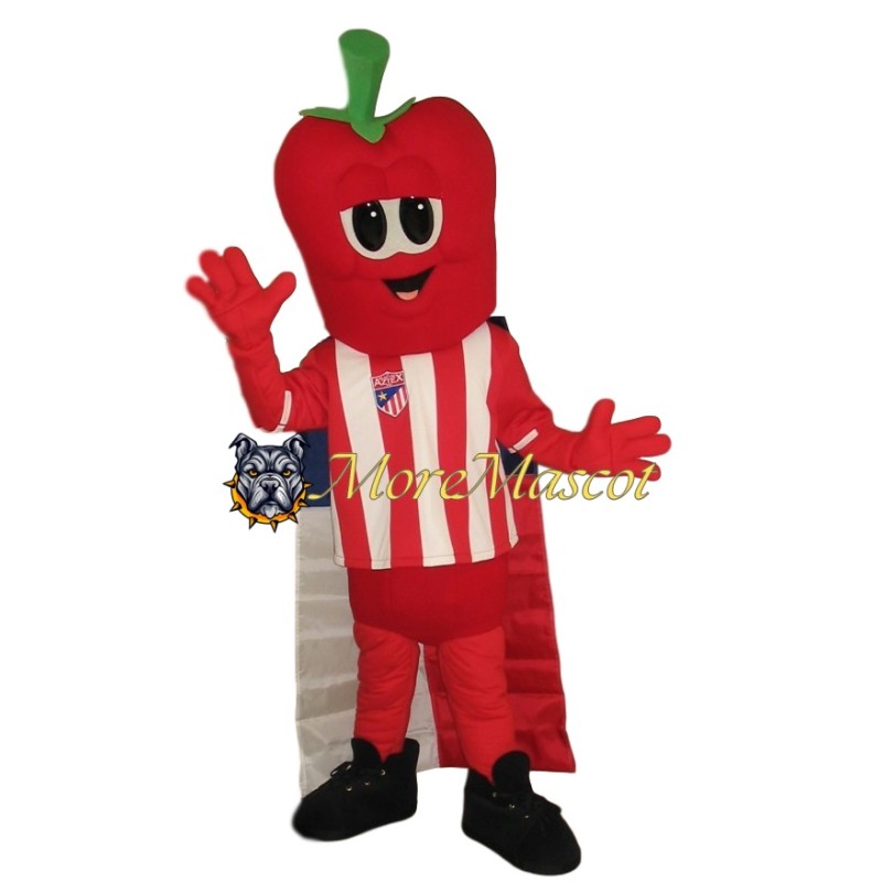 Red Pepper Cartoon Mascot Costume