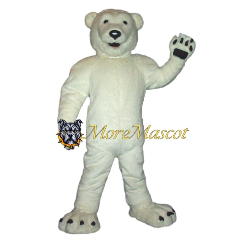 Power Polar Bear Mascot Costume