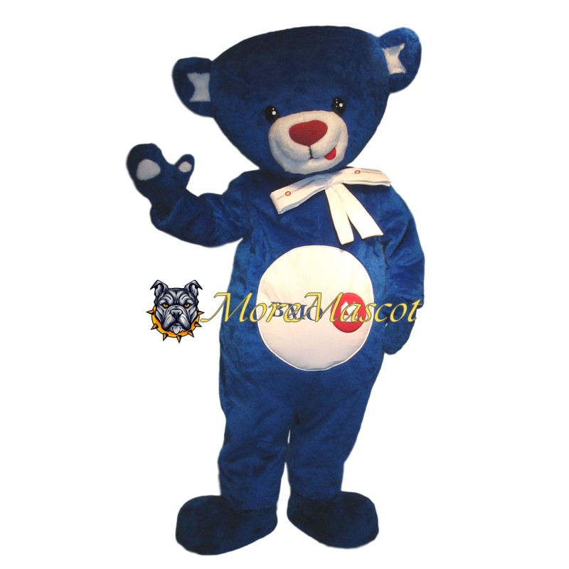 Blue Toy Bear Mascot Costume