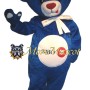 Blue Toy Bear Mascot Costume