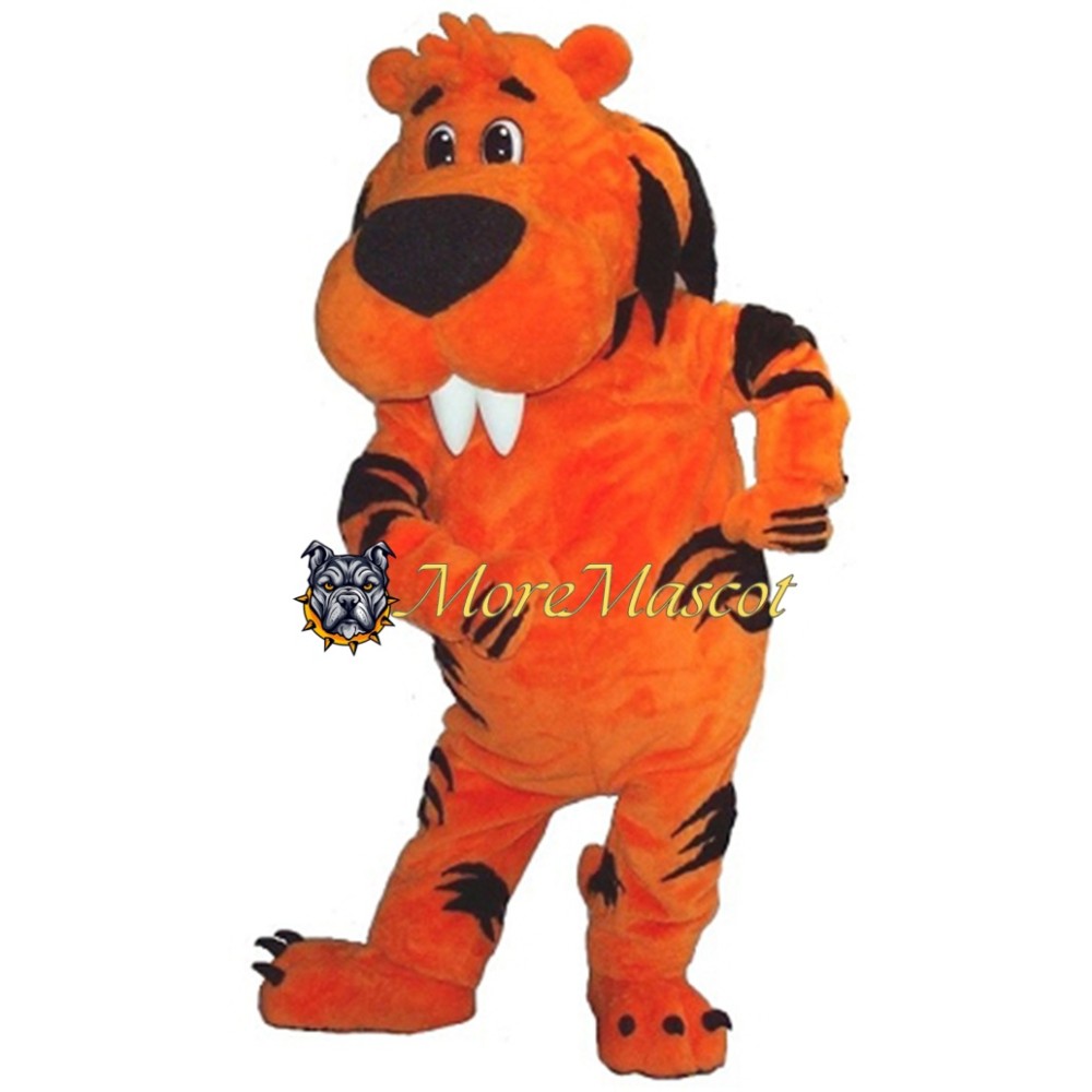 Sharp Toothed Tiger Mascot Costume