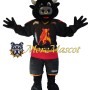 Sport Black Bull Mascot Costume