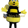 Cute Soft Bee Mascot Costume