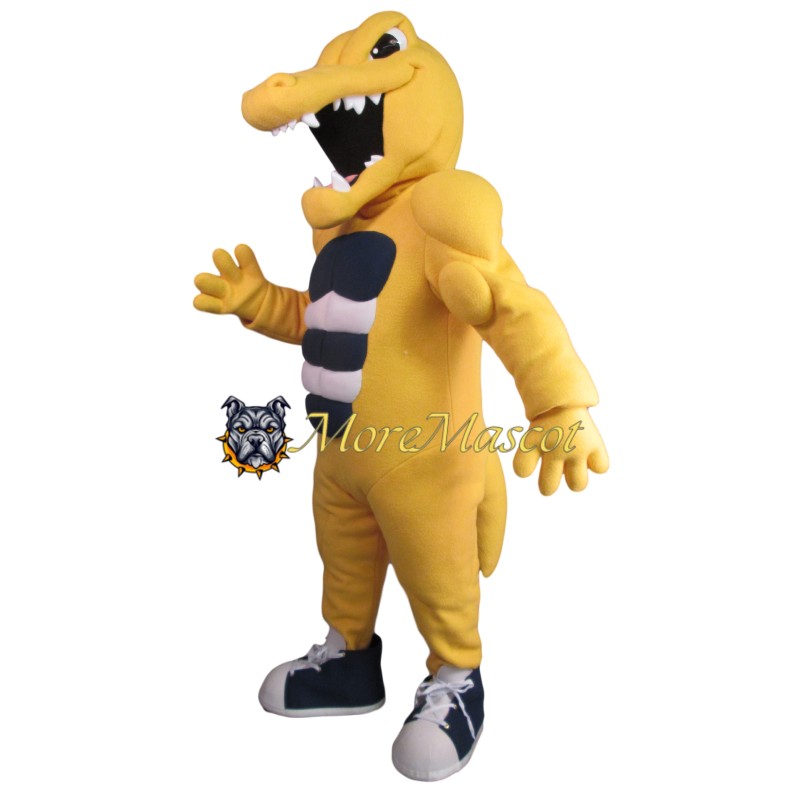 Muscle Crocodile Mascot Costume