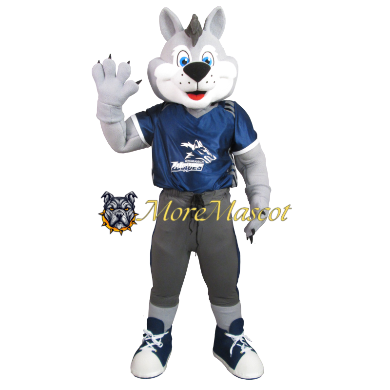 Lightweight Wolf Mascot Costume