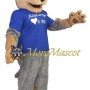 Gray & Brown Dog Mascot Costume