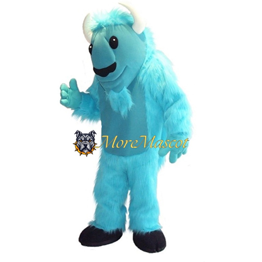 Superb Blue Bull Mascot Costume