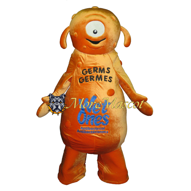 Orange Bacteria Mascot Costume