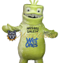 Green Bacteria Mascot Costume