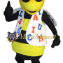 Cool Bee Mascot Costume