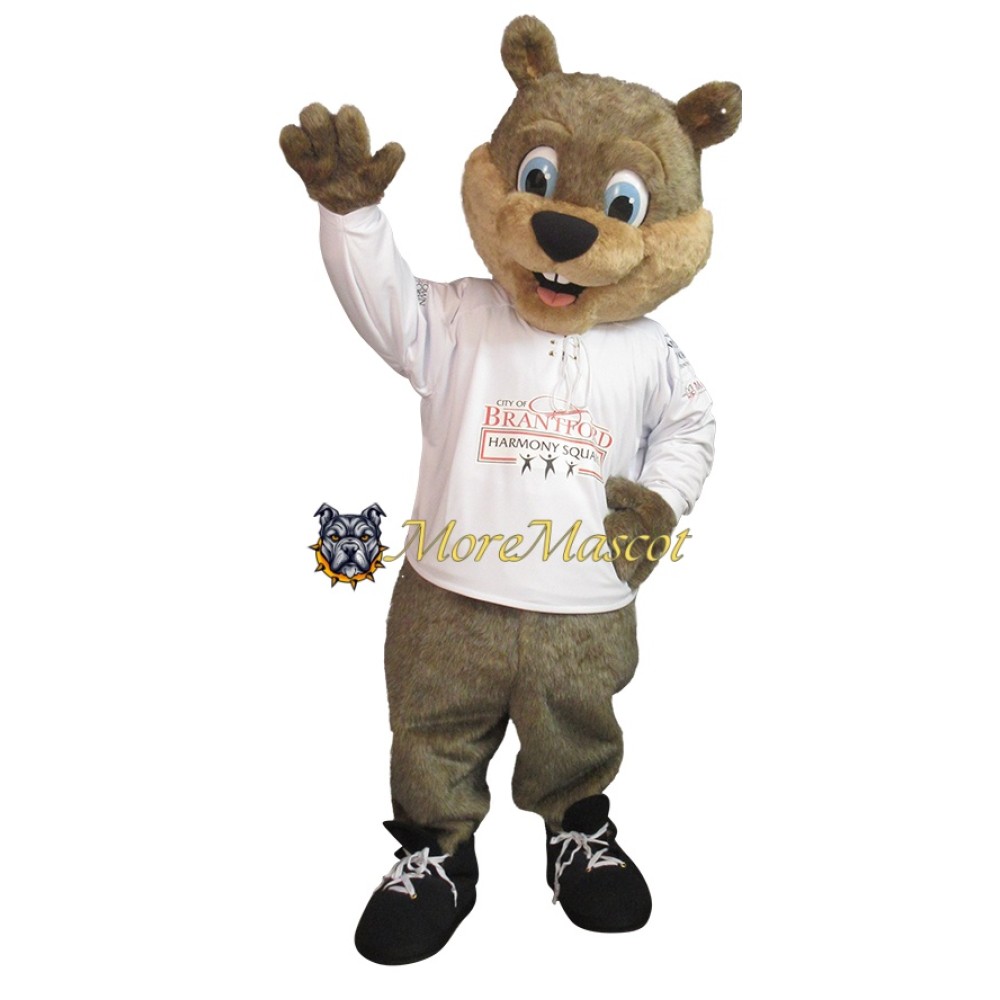 Harmonious Brown Bear Mascot Costume