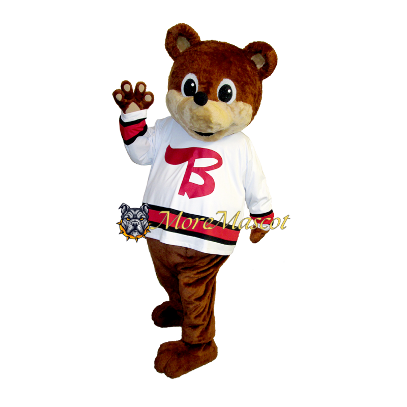 Lightweight Brown Bear Mascot Costume
