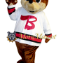 Lightweight Brown Bear Mascot Costume