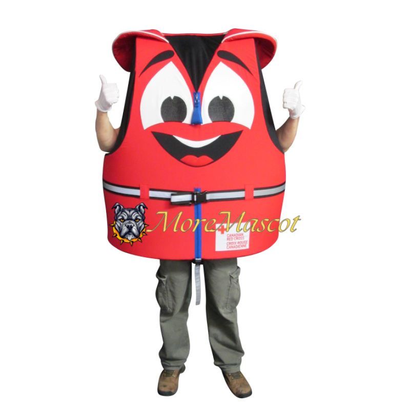 Life Jacket Mascot Costume