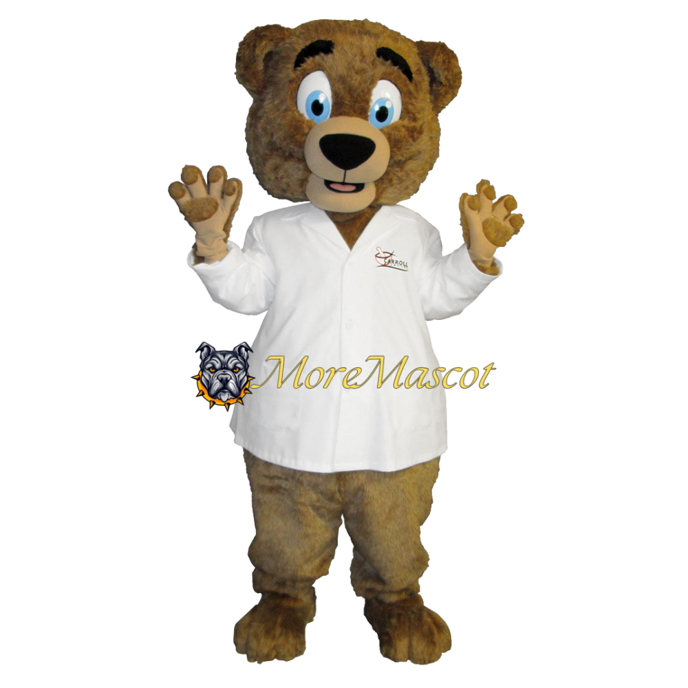 Nutritionist Brown Bear Mascot Costume