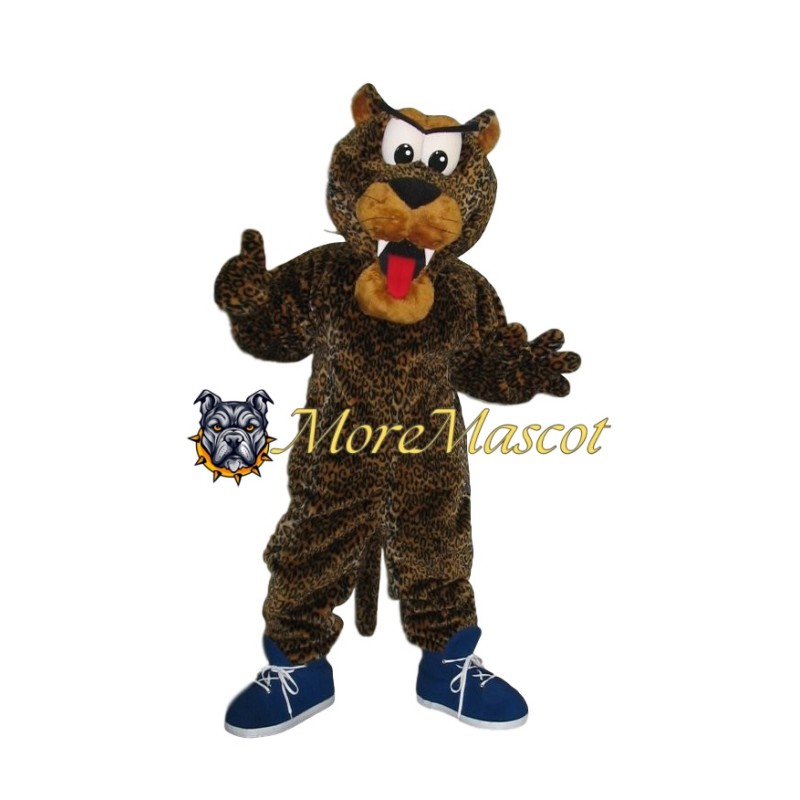 Cheetah Adult Mascot Costume