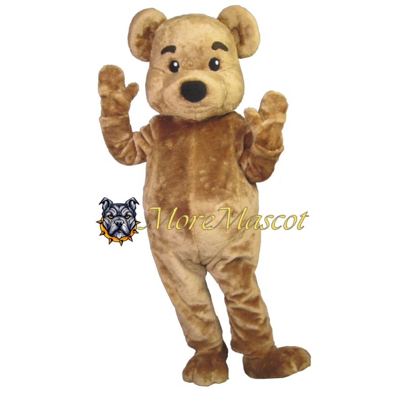 Friendly Soft Bear Mascot Costume