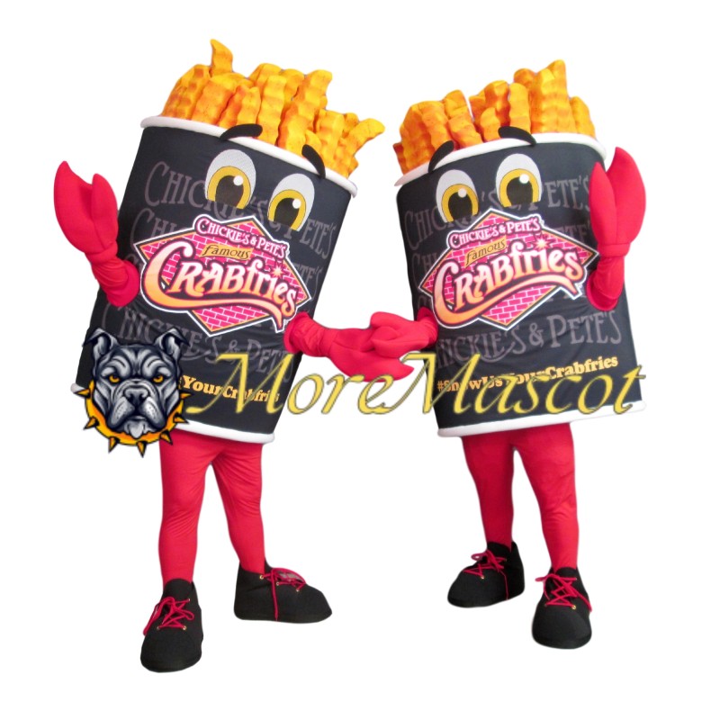 Crabfries Mascot Costume