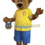 Healthy Brown Bear Mascot Costume