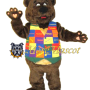Harmonious Bear Mascot Costume