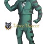 Muscle Snake Mascot Costume