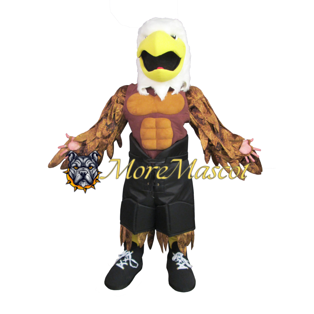 Power Muscle Eagle Mascot Costume