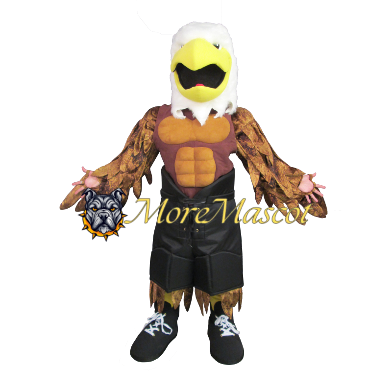 Power Muscle Eagle Mascot Costume