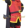Red and Black Knight Mascot Costume