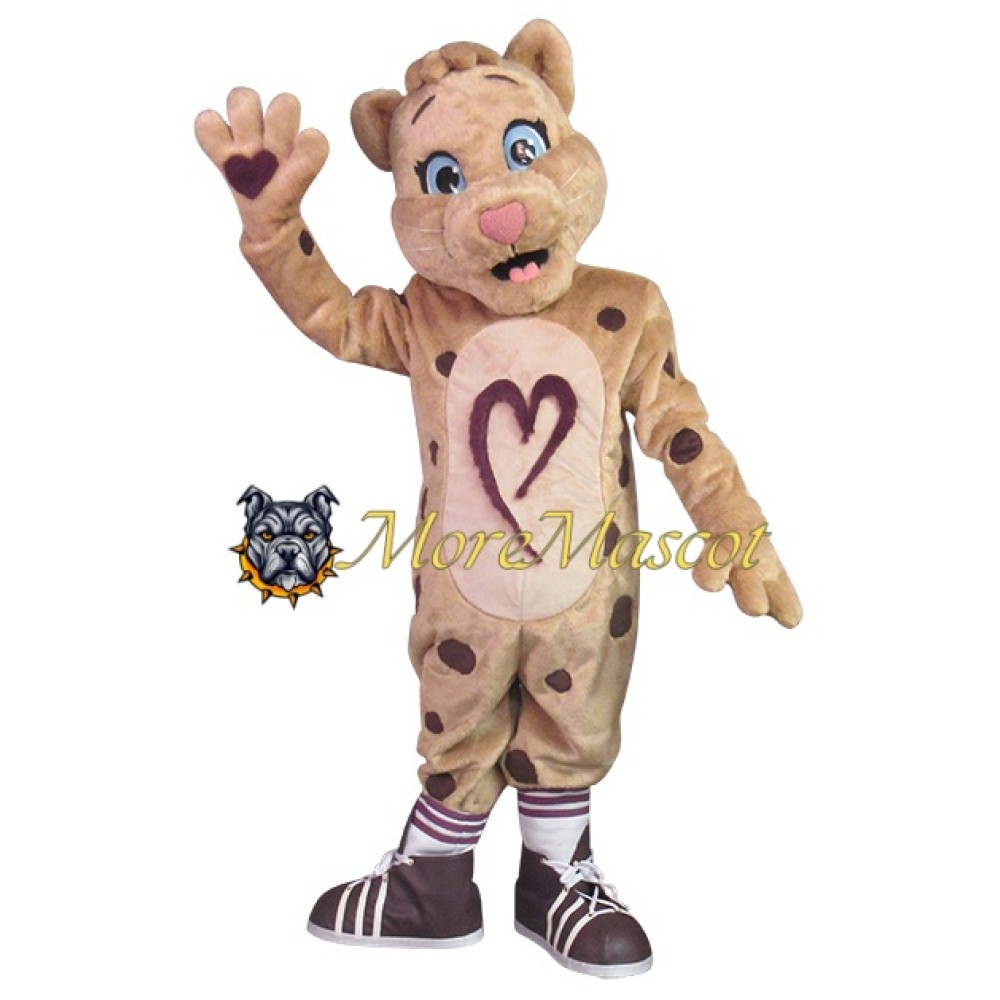 Lightweight Cheetah Mascot Costume