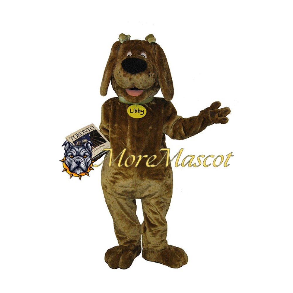 Cute Friendly Dog Mascot Costume