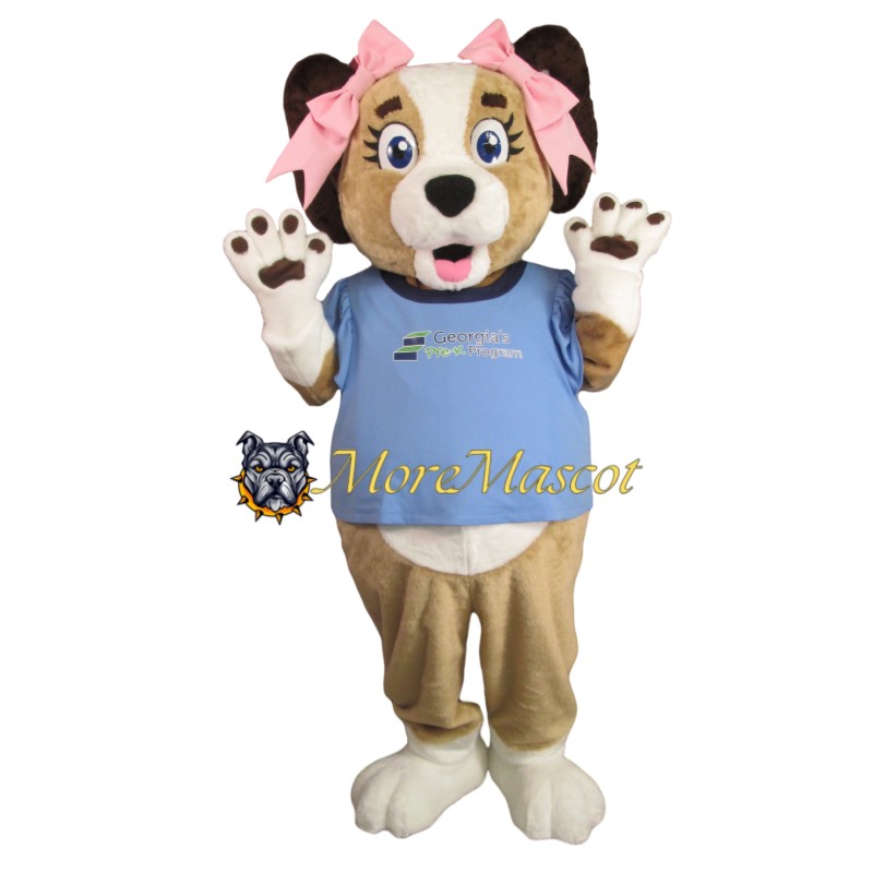 Cute Dog Girl Mascot Costume