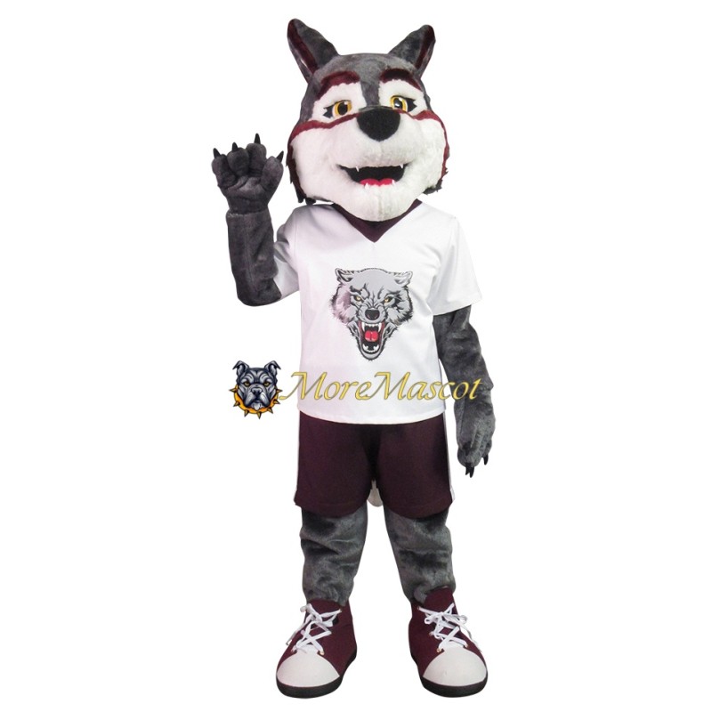 Sport Adult Wolf Mascot Costume