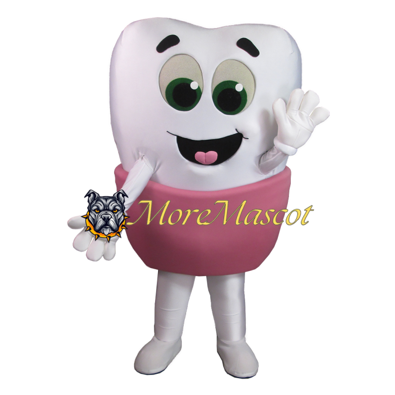 Cartoon Tooth Mascot Costume