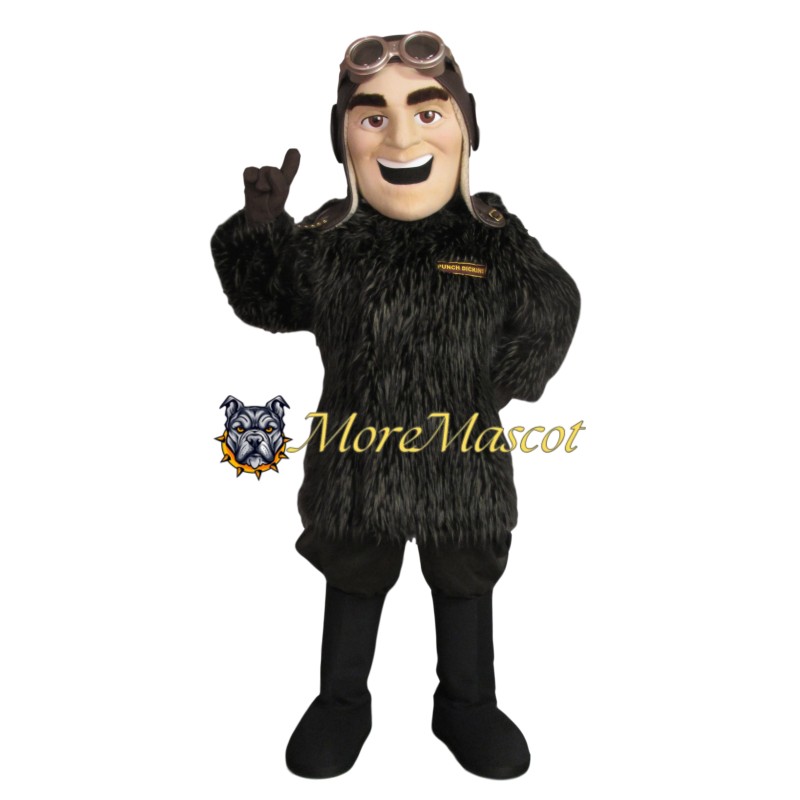 Fighter Pilot Mascot Costume