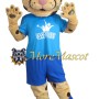 Lovely Brown Leopard Mascot Costume