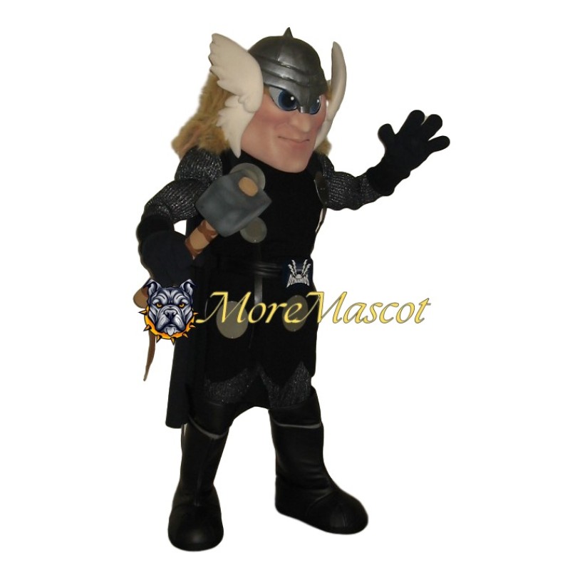 Muscle Thunder God Mascot Costume