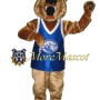 Lightweight Brown Leopard Mascot Costume
