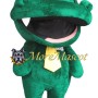 Green Hippo Mascot Costume