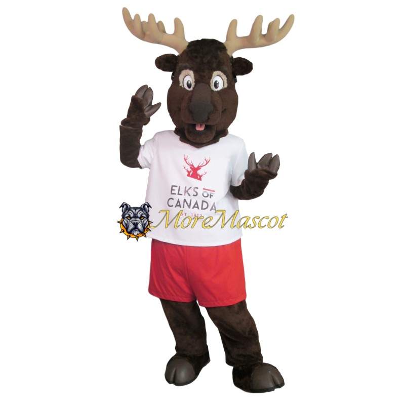 College Elk Mascot Costume