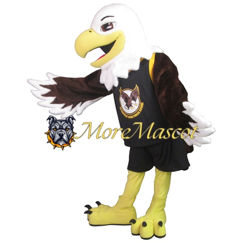 College Adult Eagle Mascot Costume