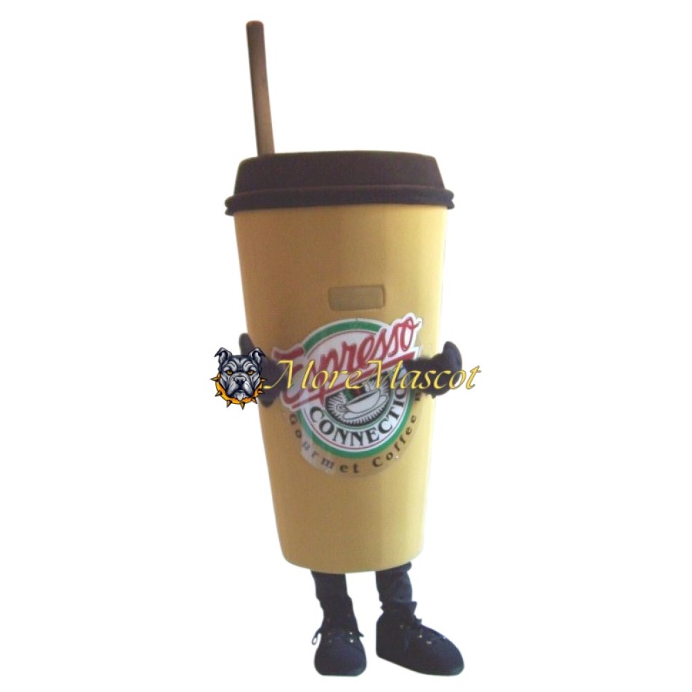 Coffee Cup Mascot Costume